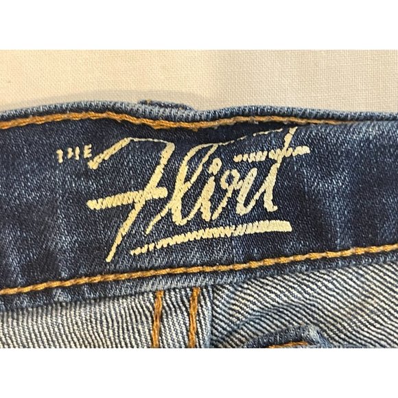 Old Navy Women Jeans Slim Straight Leg Flirt Mid Rise Blue Size 14 Regular - Picture 8 of 10